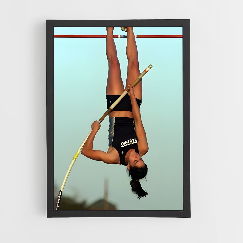 Poster Saut de Gracieuseté – affiche Athlétisme (vue 2)
